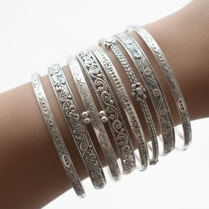 Collection image for: Silver Bangles;Women Bangles