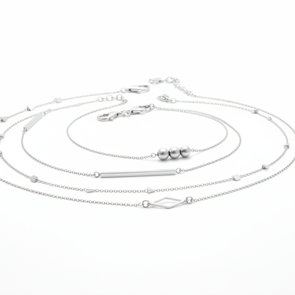 Women Silver Anklets