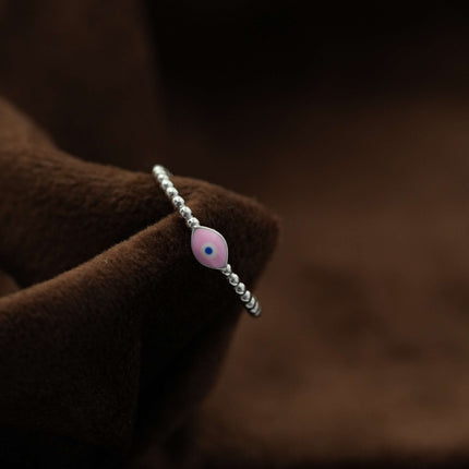 "Stylish Protection: The Evil Eye Ring for Good Vibes Only"