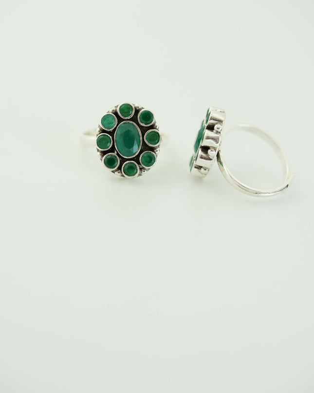 Elevate your pedicure game with our exquisite stone toe rings.