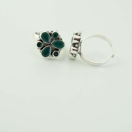 DESIGNER SILVER TOE RING