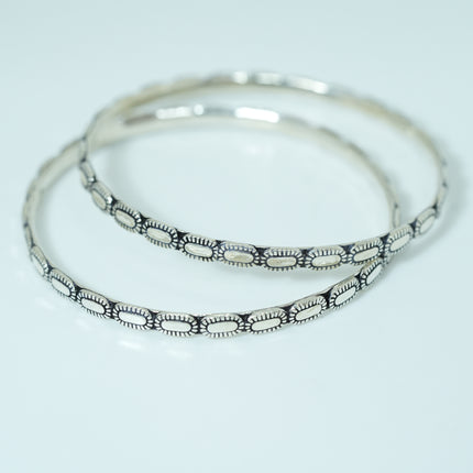 Silver Oxidized Bangles – Traditional Vintage Appeal