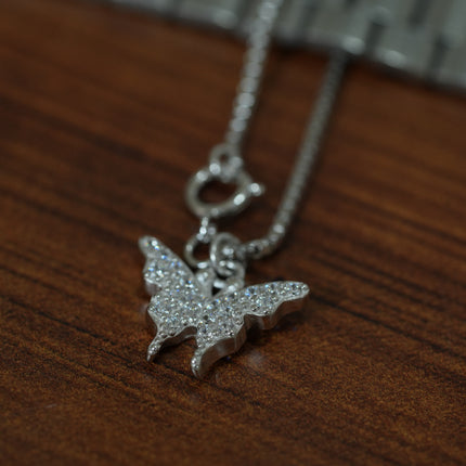 "Silver Butterfly Watch Charm – Graceful Elegance on Your Wrist"