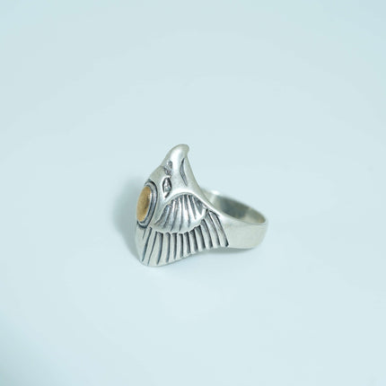 "Silver Eagle Ring – A Symbol of Strength and Freedom"