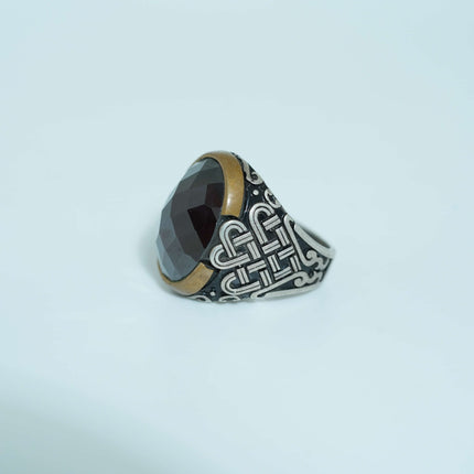 SILVER TURKEY MEN RING