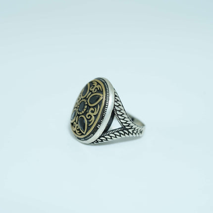 SILVER TURKEY RING