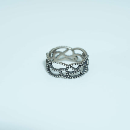 SILVER  Men  Edge Ring
