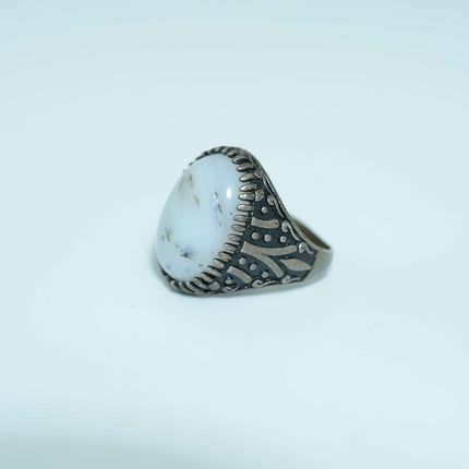 SILVER TURKEY RING