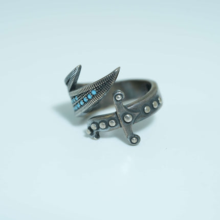 Alpha Silver Turkey Ring