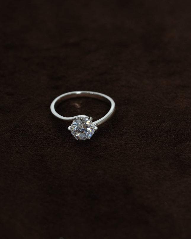Classic Aura Silver Ring