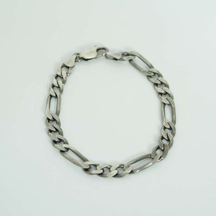Command attention with the sophisticated allure of this black rhodium bracelet.