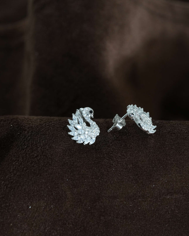 "Swan Silver Tops – Graceful Elegance in Every Detail"