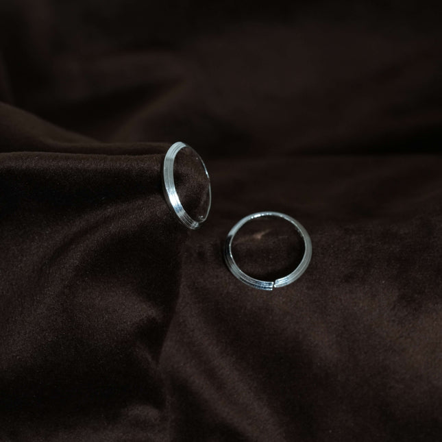 SILVER TOE RING PLAIN DESIGN
