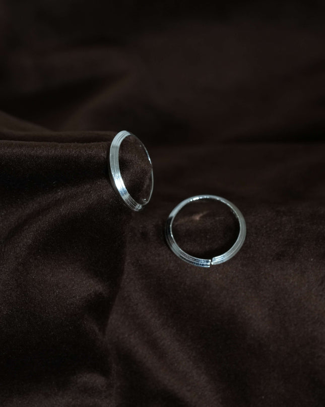 SILVER TOE RING PLAIN DESIGN