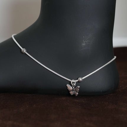 Ishvi Royale Silver Anklet