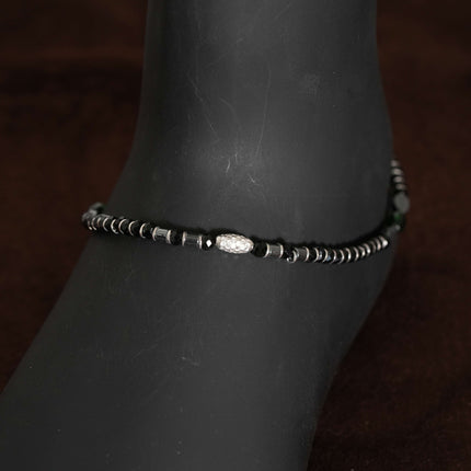 Serene Gleam Silver Anklet