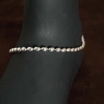 Heartstrings Single Anklet - Silver Anklet