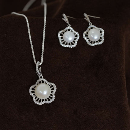 Ocean Mist Silver Pendant Set