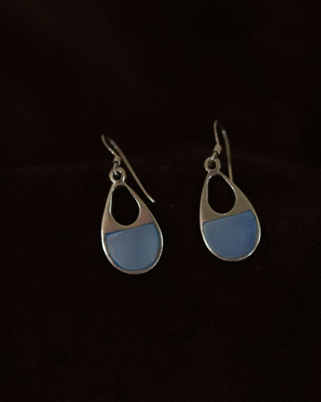 Silver Earring Enamel