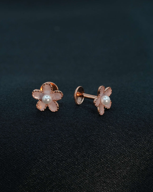 SILVER PEARL EARRINGS