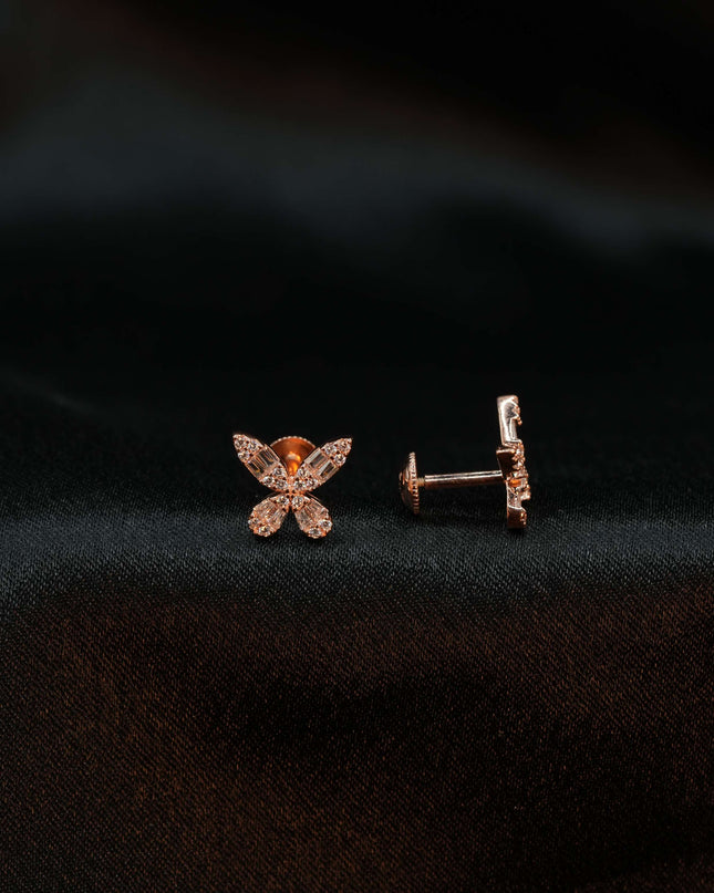 Butterfly Silver Earrings