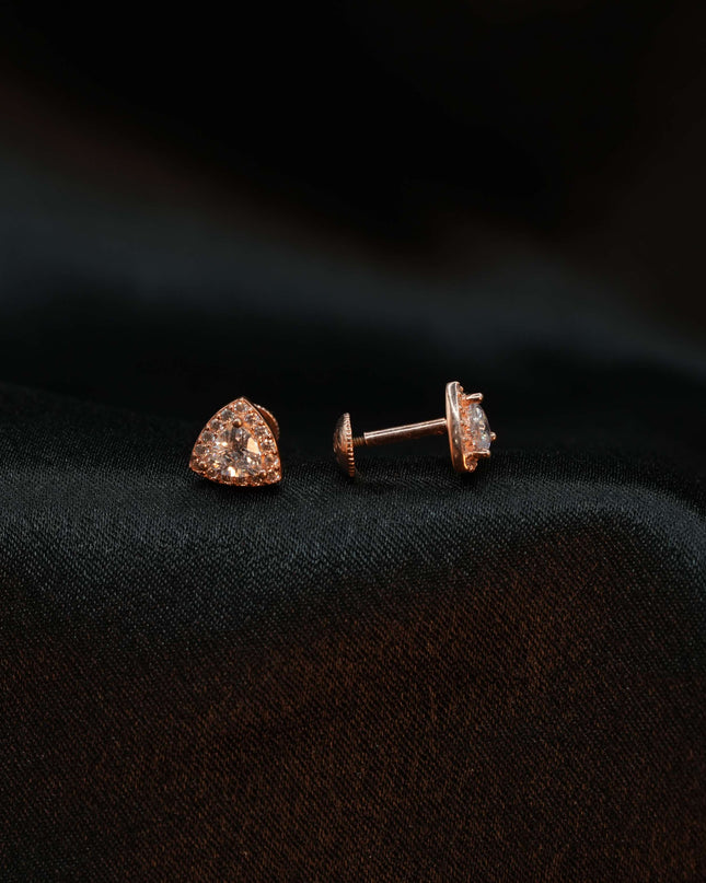 Sharp Angles, Effortless Elegance: Shop Our Triangle-Shaped Stone Earrings
