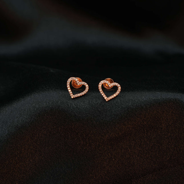 "Heart Shape Rose Gold Tops – A Romantic Touch of Elegance"