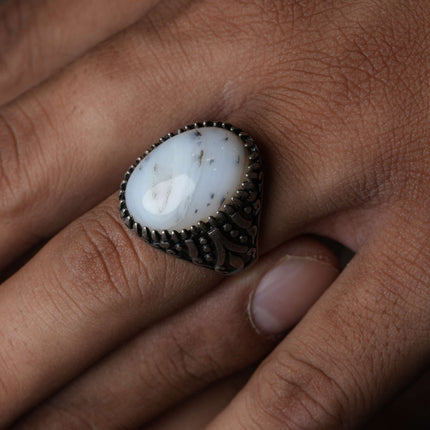 SILVER TURKEY RING