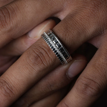 Men Silver Band Ring