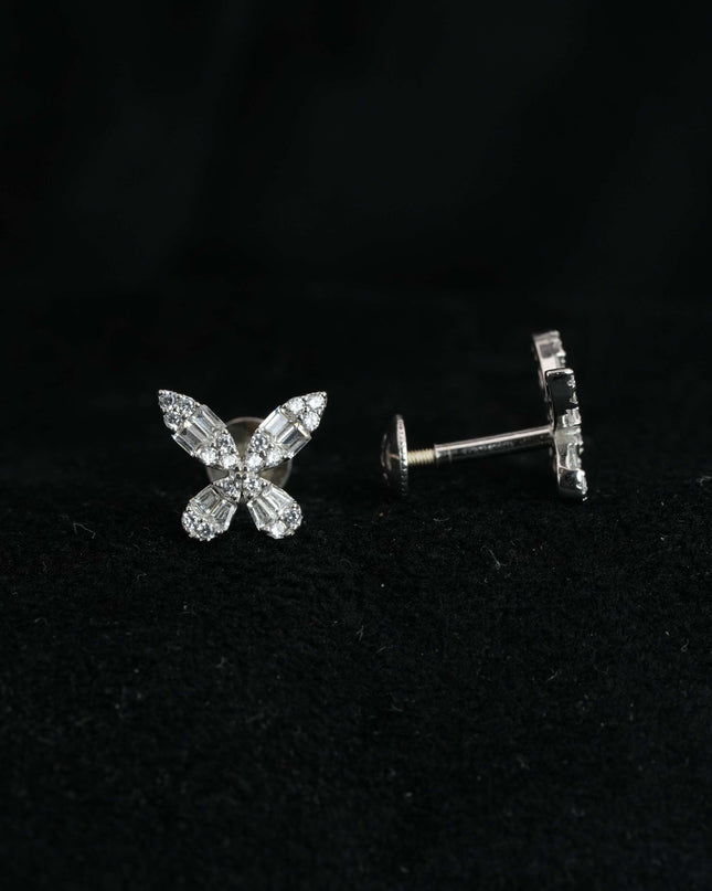Butterfly Silver Earrings