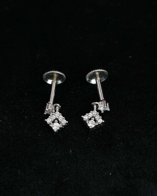 Silver Tops with White Hanging Stone – Graceful and Versatile