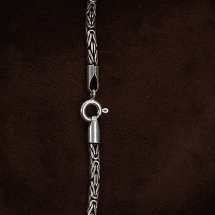 Silver Men Oxide Chain