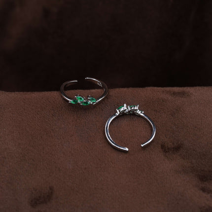 "Let your toes sparkle and shine with our dazzling stone toe rings."