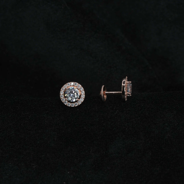 Nyra Crown Silver Earrings