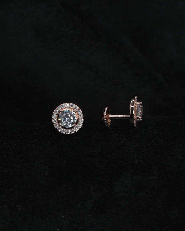 Nyra Crown Silver Earrings