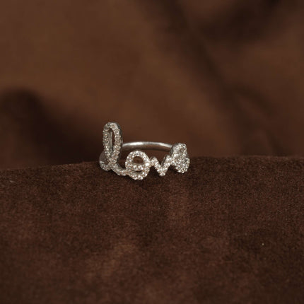 LOVE Celeste Loop – Celestial-Inspired Silver Ring