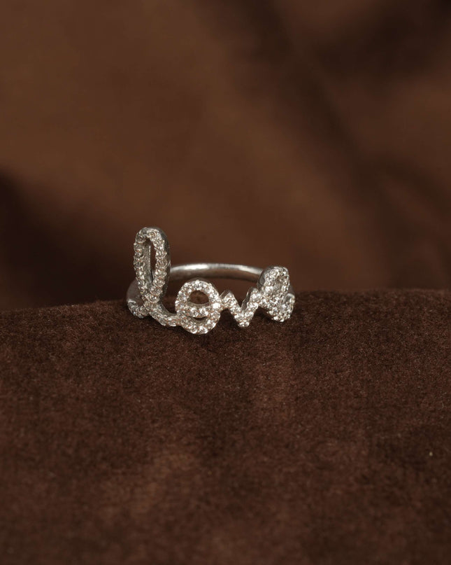 LOVE Celeste Loop – Celestial-Inspired Silver Ring