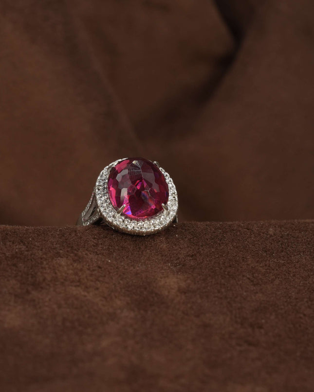 Petal Bloom Band – Nature-Inspired Silver Ring