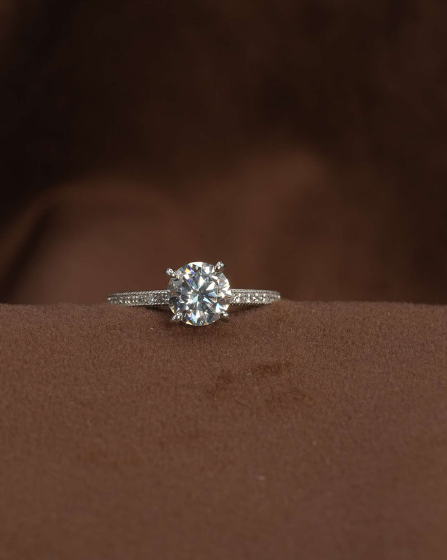 Whirlwind Band – Dynamic Silver Women’s Ring