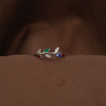 Silvan Soul – Nature-Inspired Silver Ring