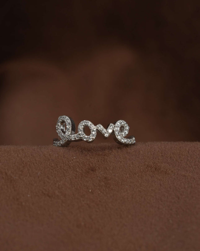 Halo Mist – Dainty Silver Ring