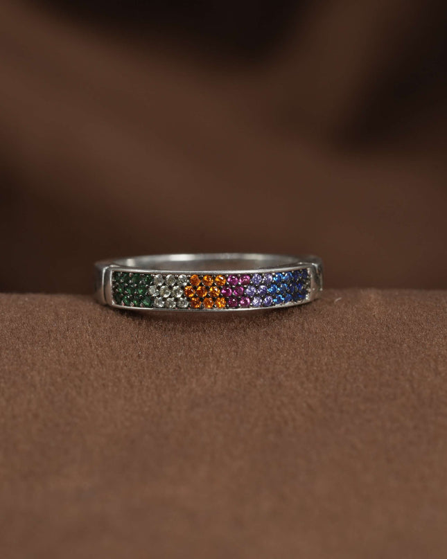 Hug Silver Ring