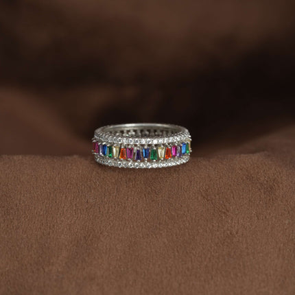 Cloud Kiss Silver Ring
