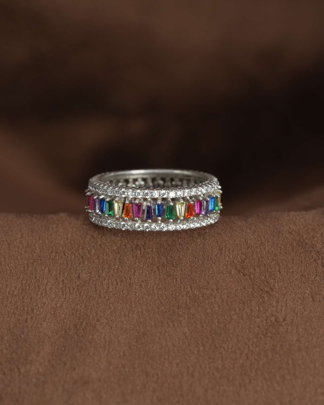 Cloud Kiss Silver Ring