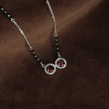 Vasudha Sutra – Earth-Inspired Silver 92.5 Mangalsutra