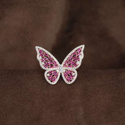 Nimya Silver Ring Butterfly – Pure Soul