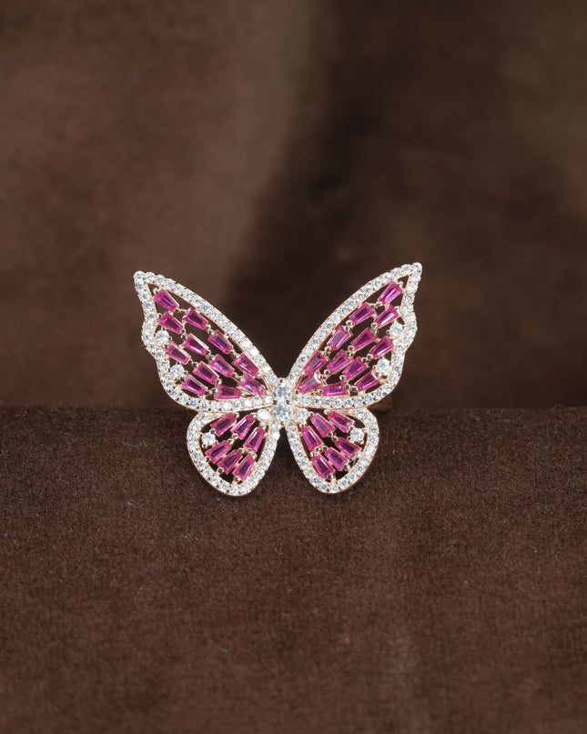 Nimya Silver Ring Butterfly – Pure Soul