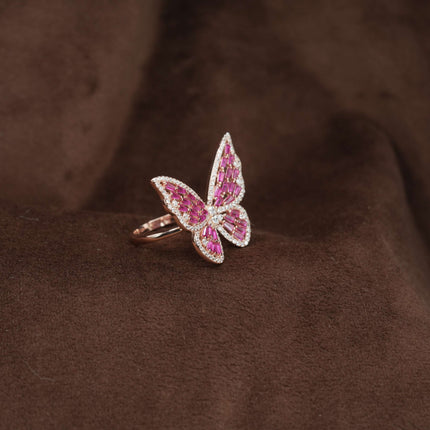 Nimya Silver Ring Butterfly – Pure Soul