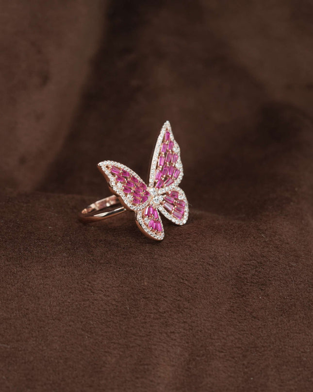 Nimya Silver Ring Butterfly – Pure Soul