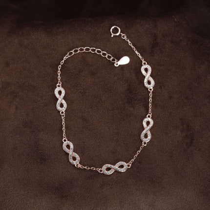 Neerja Infinity Silver 925 Bracelet